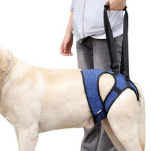 (A, M) Senior Dog Rear Support Harness Dog Lift Harness Adjustable Hinds Leg Lift Slings Weak Rear Legs Pet Aid Assist Tool