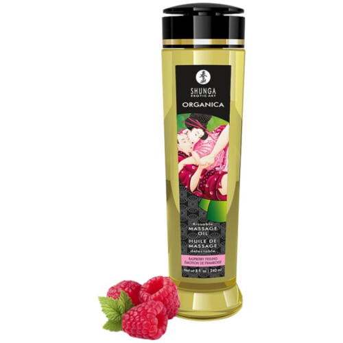 SHUNGA - ORGANIC MASSAGE OIL RASPBERRY FEELING 240 ML