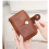 New RFID Blocking Small Women's Wallet Brown 4