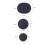 Multi-Size Round Shoe Patch Kit (3 Colors, 18 Pieces) 3