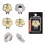 Golf Hat Clip with Magnetic Ball Marker Yellow 3
