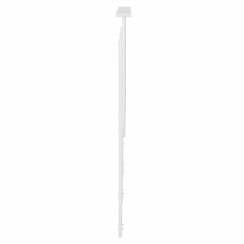 VidaXL vidaXL Headboard Gloss White 100 cm Engineered Wood 2