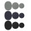 Multi-Size Round Shoe Patch Kit (3 Colors, 18 Pieces) 1