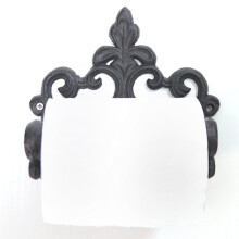 Toiletten Papier Halter Retro Amerikanischer Stil Geschmiedet Toiletten Papier Halter ein der Wand Montiert für Hause Schwarz Badezimmer ZubehöR