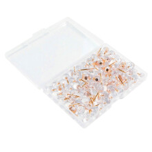 100 ks průhledných připínáčků na poznámky, vynikající korkové multifunkční plastové kancelářské