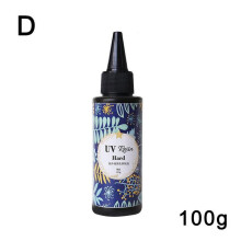 Cola de resina UV rígida 25/50/100/200g Epóxi cristalino para fundição e artesanato F1* P5L4