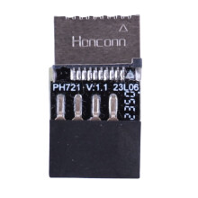 BOFEER Motherboard USB 2.0 9-Pin auf Typ-E Buchse Adapter Plug & Play Motherboard USB 2.0 9-Pin auf Typ-E Anschluss für Mac OS/Windows Linux