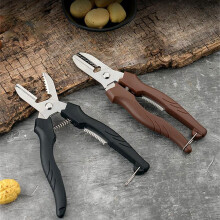 Pince à châtaignes multifonctionnelle, facile à nettoyer, accessoire de cuisine et de bar. Ciseaux à châtaignes avec système de verrouillage,
