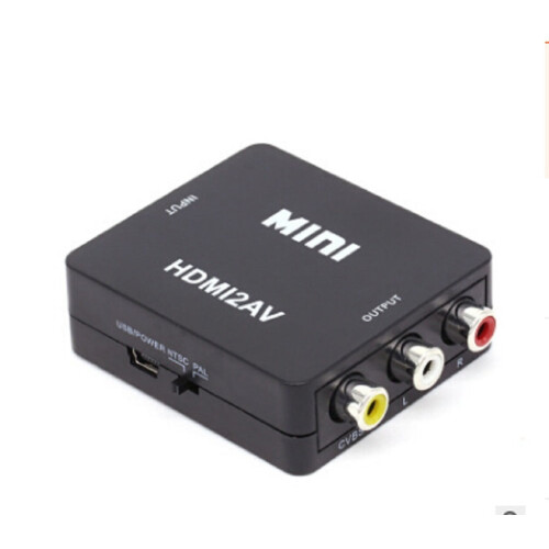 HDMI σε RCA, HDMI σε AV, 1080P HDMI σε AV3RCA CVBs Μετατροπέας Σύνθετου Σήματος Βίντεο Ήχου
