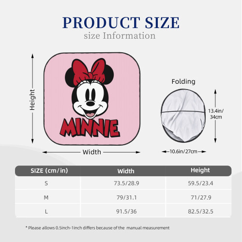 τεμάχια Mickey Mouse παρμπρίζ αντηλιακό για αυτοκίνητο πτυσσόμενα καλύμματα 2