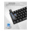 Accessoires de bureau Clavier de jeu Axe noir et rouge 3