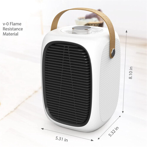 Μίνι θερμαντήρας χώρου 1000W, μικρός φορητός ηλεκτρικός θερμαντήρας διπλής χρήσης 2