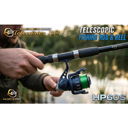 Hunter Pro 10ft Carbon Telescopic Spinning Kit 1