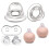 EIMELI Nipple Corrector Aspirator Puller, Soft Silicone Sucking Aid for Breastfeeding Moms - 1Pair 1