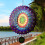 3D Roterende Mandala Vindspill - Blå Lilla 3
