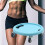Buikspierschijftrainer met antislip, blauw 8