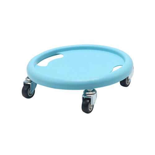 Buikspierschijftrainer met antislip, blauw 2