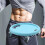 Buikspierschijftrainer met antislip, blauw 7