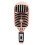 Microfon clasic vintage cu fir, microfon vocal dinamic, microfon pentru karaoke de performanță (auriu) 7