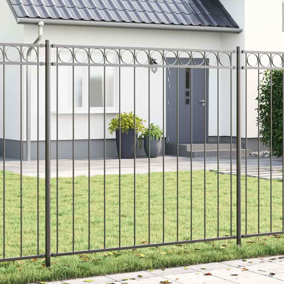 Vidaxl Fence Element Assen Grey 170 X 170 Cm Steel