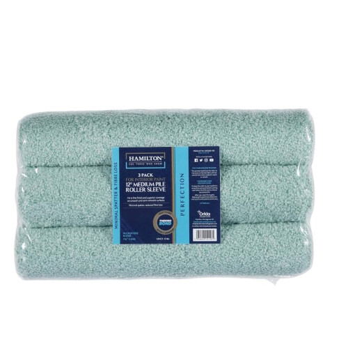 Hamilton Hamilton Perfection Pile Roller Sleeves 12 Inch 3 Pack