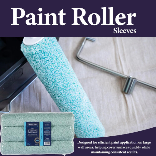 Hamilton Hamilton Perfection Pile Roller Sleeves 12 Inch 3 Pack 2