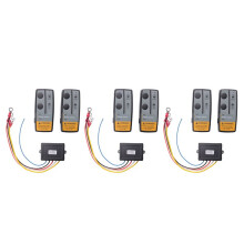 3Satz 12V 24V 2,4G 50M Universal Auto Drahtlose Winde Kran Fern bedienung mit Doppel hörer Fern bedienung Reichweite Fernbereich