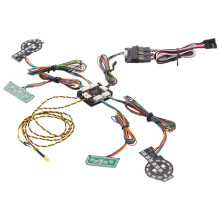 Front Heck GestäNge Beleuchtung System LED Licht Gruppe für -4 2021 Bronco 1/10 RC Crawler Auto Upgrade Teile