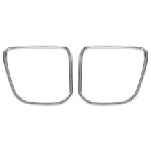 2 STÜCKE Rostfreier Stahl Trinken Becher Halter Ring Trim Armaturenbrett Aufbewahrung Box Trim für Freed GB5/6/7/8 2016+