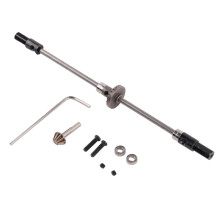 Metall Hinter Achse Stahl Getriebe BrüCke Kit für WPL D12 C14 C24 C34 B14 B24 B16 B36 1/16 RC Auto Upgrade Teile