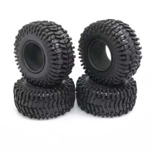 4 STÜCKE 125 MM 2.2 Zoll Gummi Rad Reifen Reifen für 1/10 RC Crawler Auto Axial SCX10 90046 RR10 Wraith für TRX4 -6