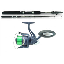 Hunter Pro 10 ft Predator Spinning Combo: Carbon Telescopic Rod & Reel