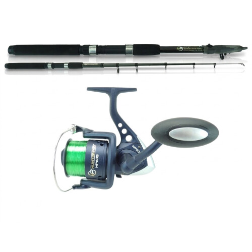 Hunter Pro 10 ft Predator Spinning Combo: Carbon Telescopic Rod & Reel