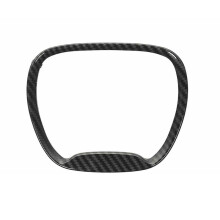 Kohle Faser Lenk Rad Rahmen Zier Ring für 15-20 Challenger LadegeräT für Grand Cherokee SRT Schwarz Farbe 1