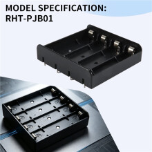 1 STÜCKE 4X 21700 Batterie Halter Aufbewahrung Box Etui ABS Feuerfeste Power Bank Etui Slot Batterien BehäLter mit Schrapnell