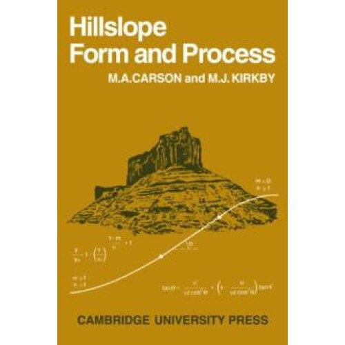 Hillslope Form and Process by Carson Paperback Book