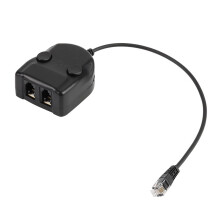Eatbuy Telefon-Trainingsadapter, Trainingsbox-Splitter für Headsets, Lautstärkeregelung, intelligenter geschlossener Adapter für Telefon-Headsets