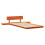 VidaXL vidaXL Bed Frame Brown 75 x 190 cm Wood 3