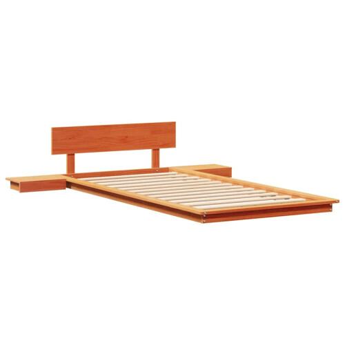 VidaXL vidaXL Bed Frame Brown 75 x 190 cm Wood 2