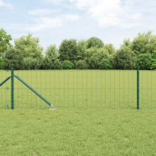 vidaXL Welded Wire Fence with Spikes 10 x 0.4 m (W x H)
