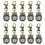 10X Keychain Clock Keyring Owl Shape 37X24Mm 1