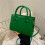 Stilvolle quadratische Tasche Green 1