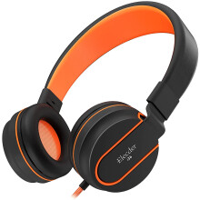 Casque audio i36Kids pour enfants, filles, garçons et adolescents : pliable, réglable, compatible avec prise jack 3,5 mm