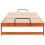 VidaXL vidaXL Bed Frame Brown 100 x 210 cm Solid Pine Wood 2