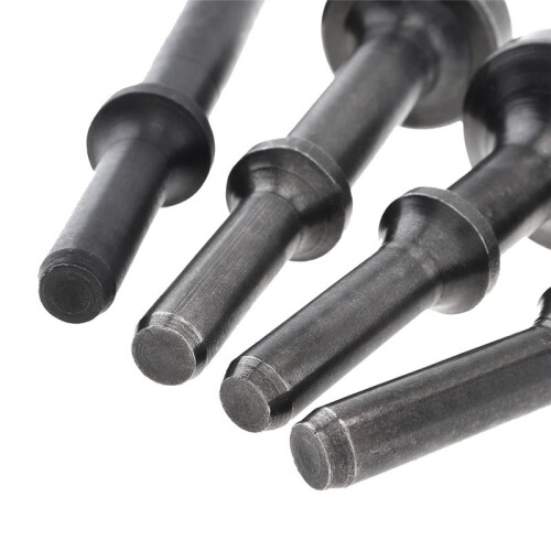 4Pc Air Hammer  Air Chisel Hard Steel Solid Impact Hammer  Support Pneumatic Tool for Knocking / Rusting Removal