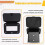 2Pcs 175A Flush Mount Bracket Panel with Dust Cover, Plug Connector Fixed Mounting for RV, Truck, Marine 1
