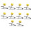10Pcs Set Manual Tile Locator Wall Tiles Height Regulator Adjustment Positioner Leveler Rising Construction Tools 1