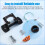 Ceiling Fan Bracket, Fan Mounting Bracket , Flat & Sloped Ceiling Universal Fan Support Bracket 4