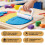 Embossing Rolling Pins Set for Pottery Clay with 12 Patterns Ceramics Polymer Clay DIY with Non-Stick Handle 1