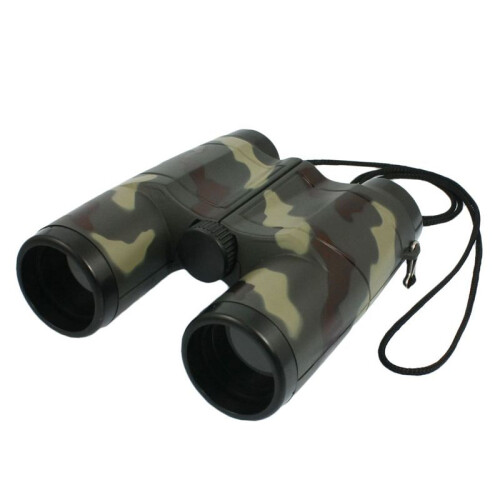 5pcs 4X 31mm Lens Camouflage Pattern Binocular Telescope for Child + Neck Strap 1